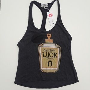 NWT Wildfox Never Ending Luck Potion Tank Top